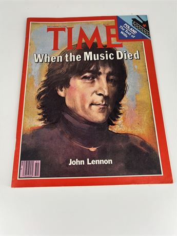 Time Magazine John Lennon Death