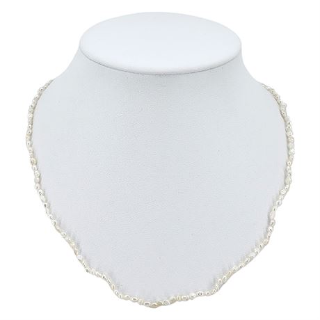 Vintage Dainty Genuine Freshwater Pearl Necklace