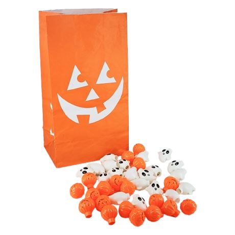 American Greetings Halloween Luminaria Bag &  String Light Covers