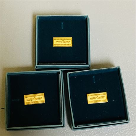 3 NOS Jostens Filter Queen Employee Anniversary Pins