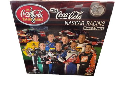 Coca-Cola NASCAR racing board game