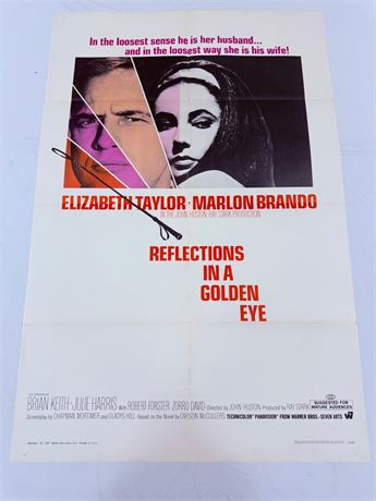 Reflections in a Golden Eye Original 27x41” Movie Poster