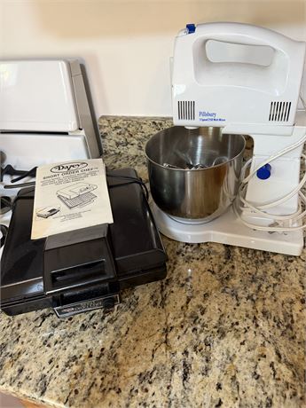 Pillsbury Mixer & Dazey Waffle Maker