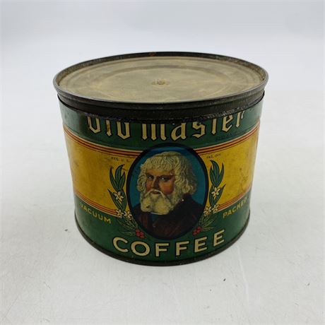 Vintage Masters Coffee Tin