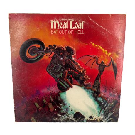 Vintage Meat Loaf Bat Out of Hell LP