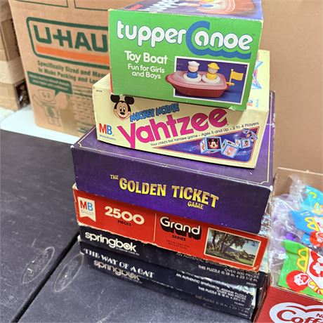 Vintage Board Game Lot