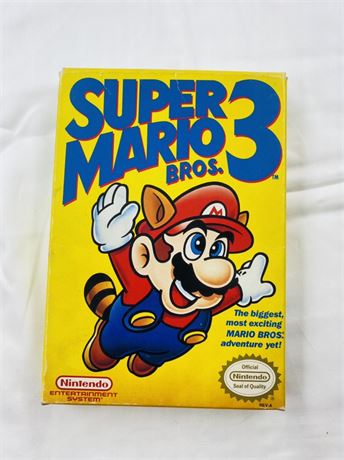 NES Super Mario Bros 3 Box