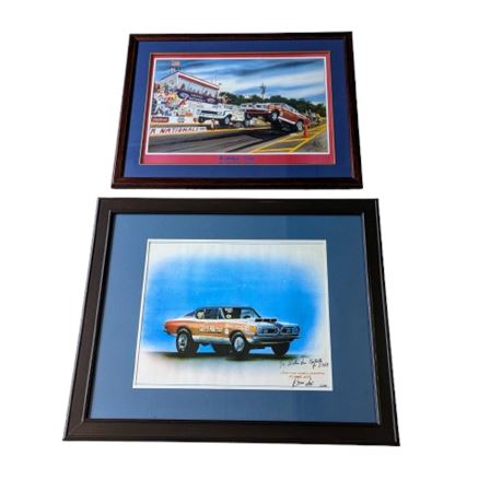 Two Framed Sox & Martin Prints