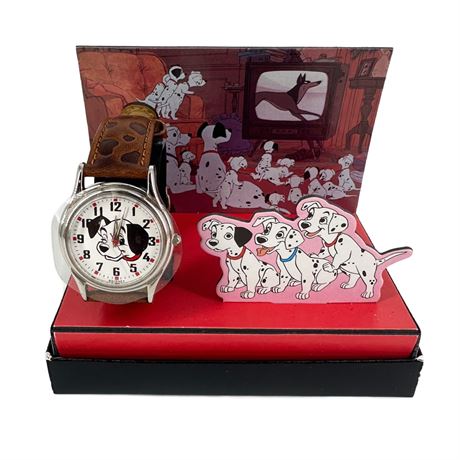 NIB Walt Disney Watch Collectors Club 101 Dalmatians Lucky Watch