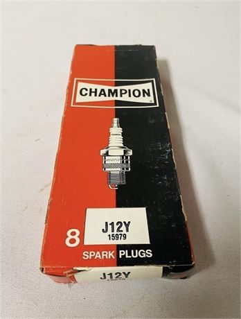 NOS Case of Champion Spark Plugs J12Y