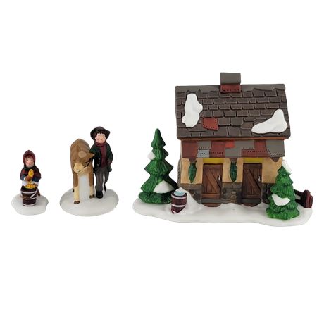 Department 56 Heritage Village Collection "Tending the New Calves"