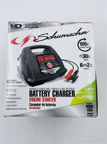 New Schumacher 100A Battery Charger