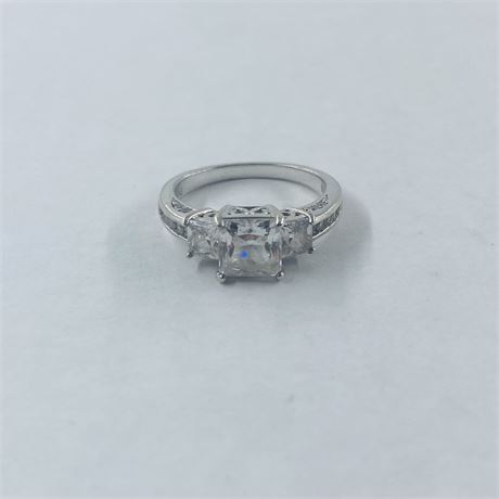 4g Sterling Ring Size 7.25