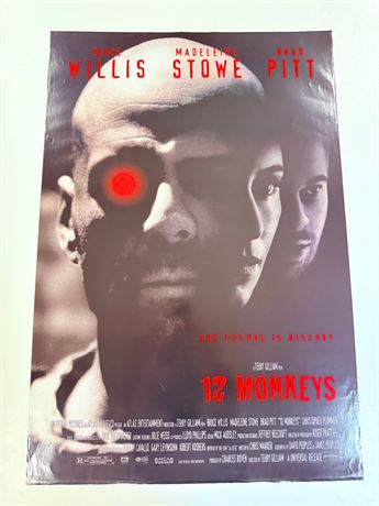 12 Monkeys Original DS Rolled 27x40 Movie Poster