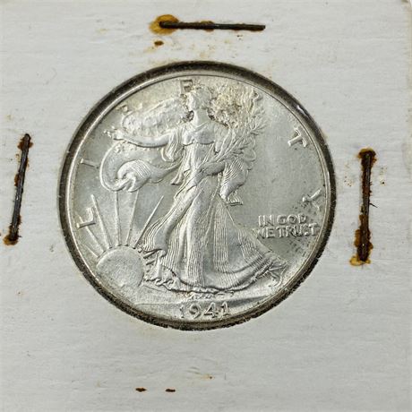 MS 1941 Walking Liberty Half Dollar