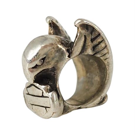Sterling Silver Harley-Davidson Eagle Pandora-Style Charm