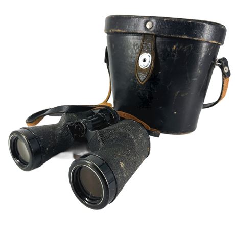 Zephyr 7x35 Zoom Binoculars with Leather Case