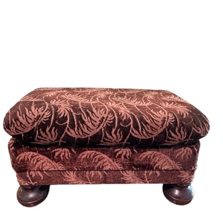Antique Foot Stool w Compartment