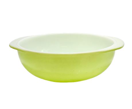 Vtg Lime Green Pyrex 2 Qt Casserole Bowl