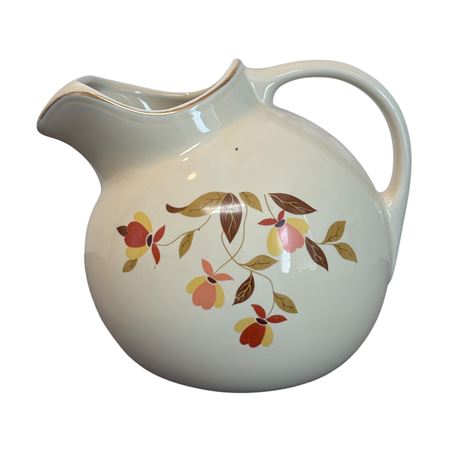 Vintage Hall Jewel Tea Autumn Leaf Ball Pitcher