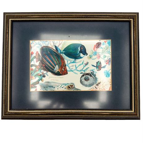 Limited Edition Fine Art Print of an Oceanic Watercolor by Jeanne Nash