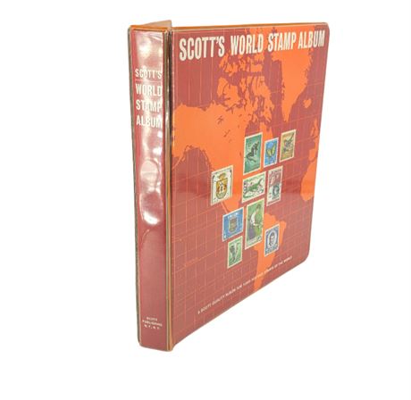 VTG Scott's 1974 World Stamp Album