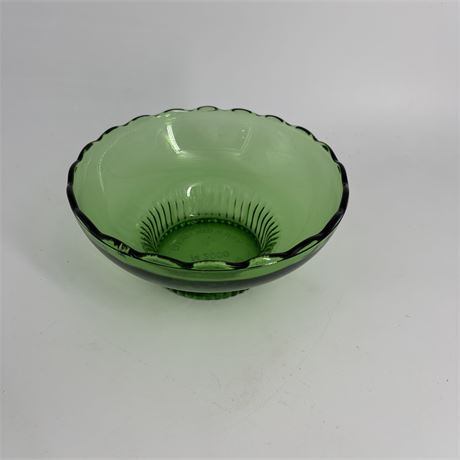 Green Glass Bowl