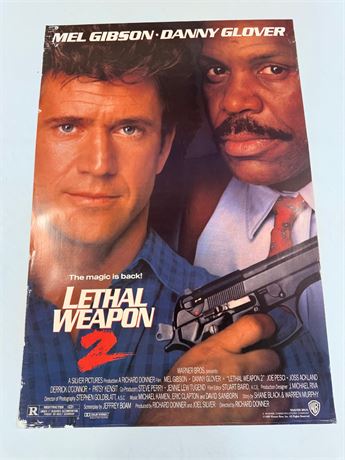 Lethal Weapon 2 Original Rolled 27x41” Movie Poster