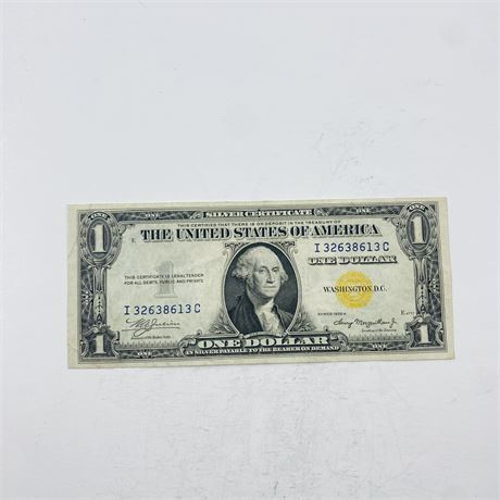 XF+ 1935 North Africa $1 Emergency Note