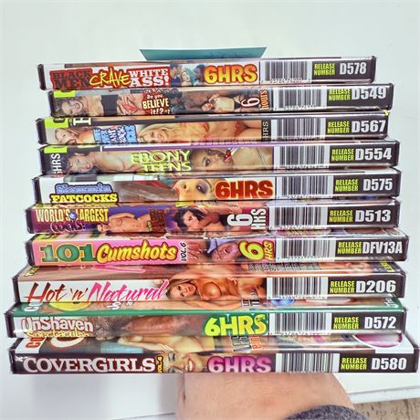 10 New XXX DVDs