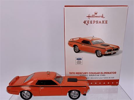 1970 Mercury Cougar Eliminator 2015 Hallmark Holiday Ornament Car