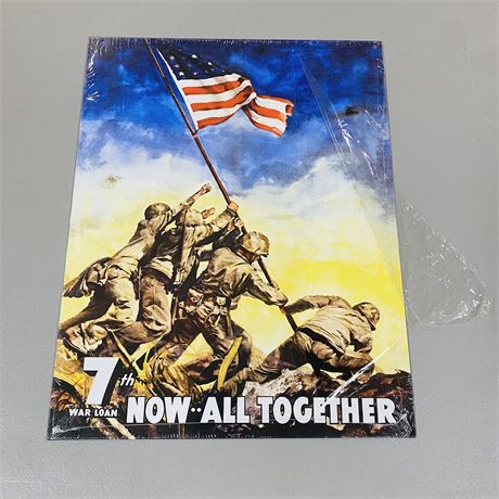 War Bond 12.5x16” Metal Retro Sign