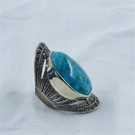 15.5g Sterling Ring Size 7.25