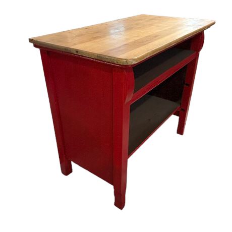Red Small Dresser