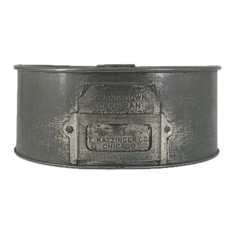 1923 Swans Down Angel Food Cake Pan from C. Katzinger Co.