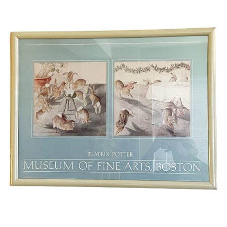"Beatrix Potter" Boston Museum of Fine Art Exhibition Poster