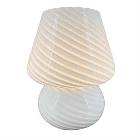Modern Art Glass Mushroom Table Lamp