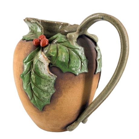 1995 Old Patagonia Earthenware Holly Pitcher