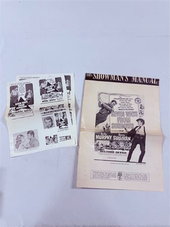 Seven Ways From Sundown Original Movie Pressbook