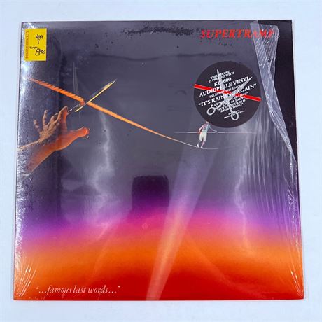 Supertramp Famous Last Words Vinyl Record