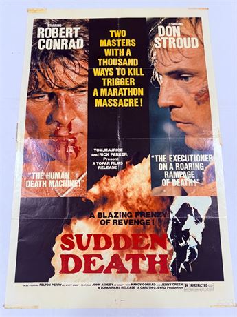 Sudden Death Original 27x41” Movie Poster