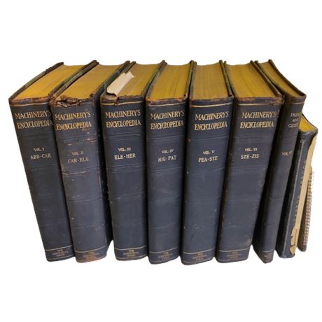 1917 Machinery's Encyclopedia Vol. I - Vol. VII