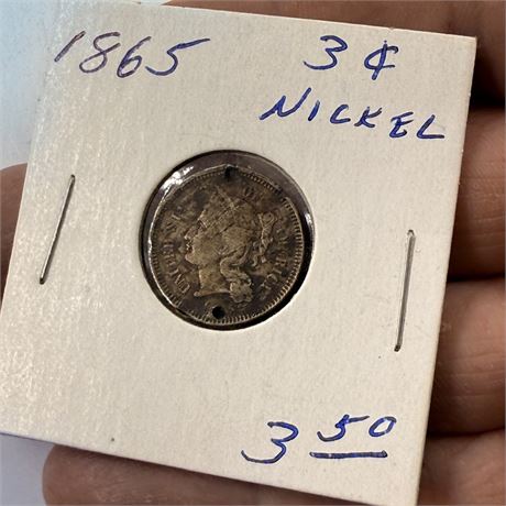 1863 3¢ Piece