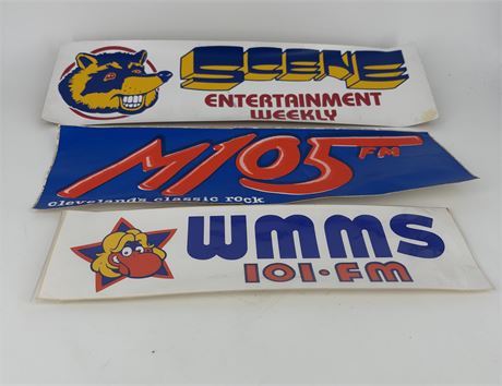 3 Local Media Bumper Stickers