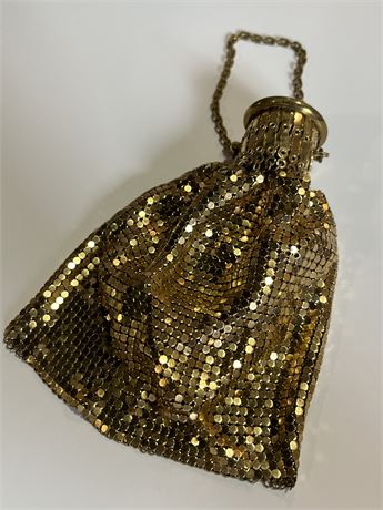 Vintage whiting Davis bottle neck purse