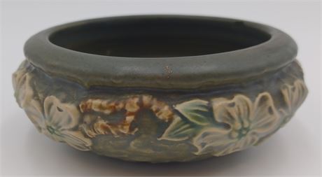 Roseville Pottery dogwood bowl