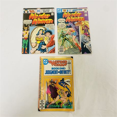 3 Bronze Age Wonder Woman Comics