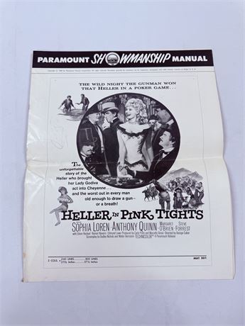 Heller in Pink Tights Original Movie Pressbook