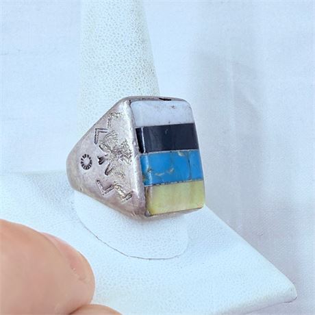 21.5g Navajo Sterling Ring Size 11.5