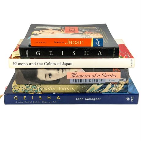 Lot of 6 Books on Japanese Culture and Geisha